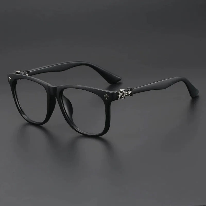 Modische Brillenfassung für Damen, Blaulichtfilter, eckige Brille für Herren, Vintage-Korrektionsbrille