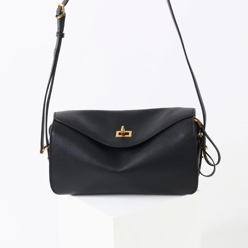 2026 New Fashion Pillow Bags For Women Luxury Designer Leather Handbag Purse Crossbody Bags Cool Gold Buckle Square Bags Lady