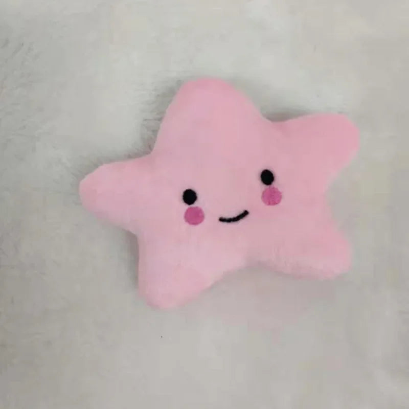Juguetes para perros pequeños, lindo juguete de peluche con pitillo y mordedor para cachorros y gatos, artículos para mascotas