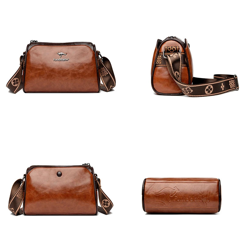 New Genuine High Quality Soft Leather Luxury Purses Crossbody Bag Designer Brand Ladies Shoulder Crossbody Bags 2026 Sac A Main
