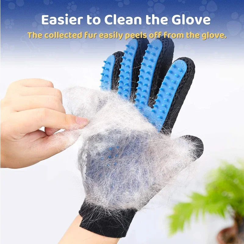 Kit de toilettage pour chien, chat, lapin, brosse double face, gant de lavage et nettoyage, anti-mue et démêlant pour poils d’animaux