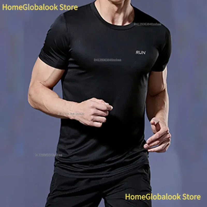 T-shirt sportiva aderente unisex per allenamento