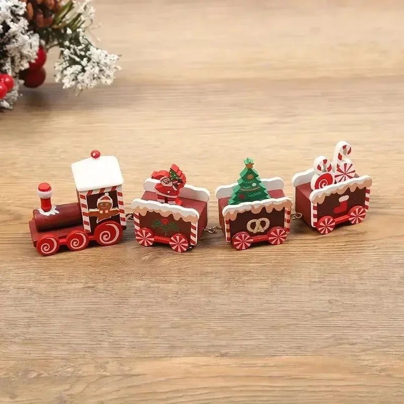 Christmas Train Merry Christmas Home Decorations Christmas Ornaments Xmas Navidad Noel Gifts Happy New Year 2025 Gifts
