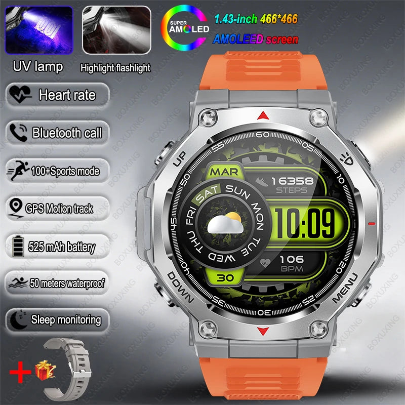 Bluetooth Calling Sports Smartwatch with 5 ATM Rating