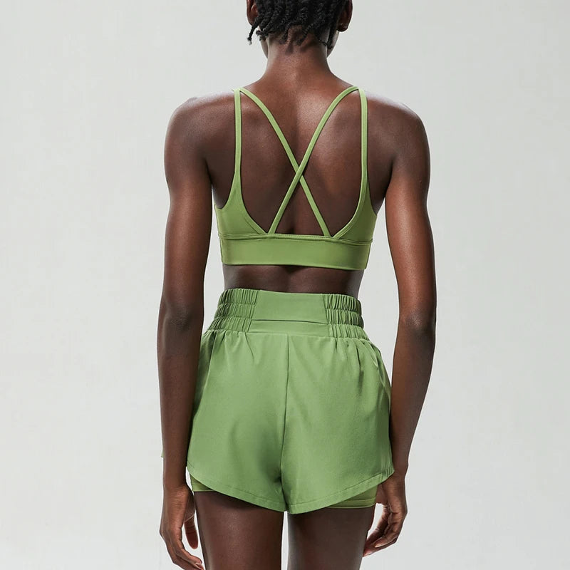 Yoga-Set für Damen, 2-teilig