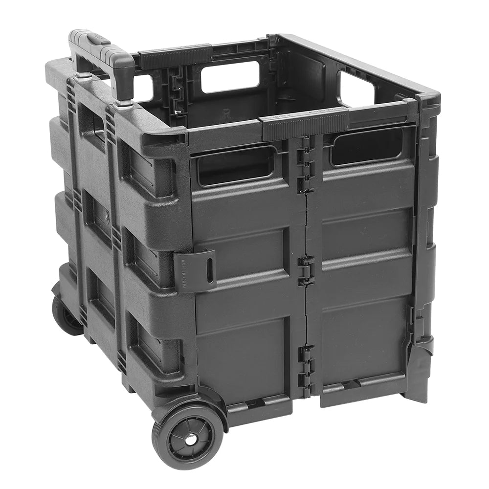 Tragbarer Einkaufsbuggy, faltbarer Outdoor-Campingwagen, Gepäckkarre, Einkaufswagen mit Teleskopgriff und Handwagen