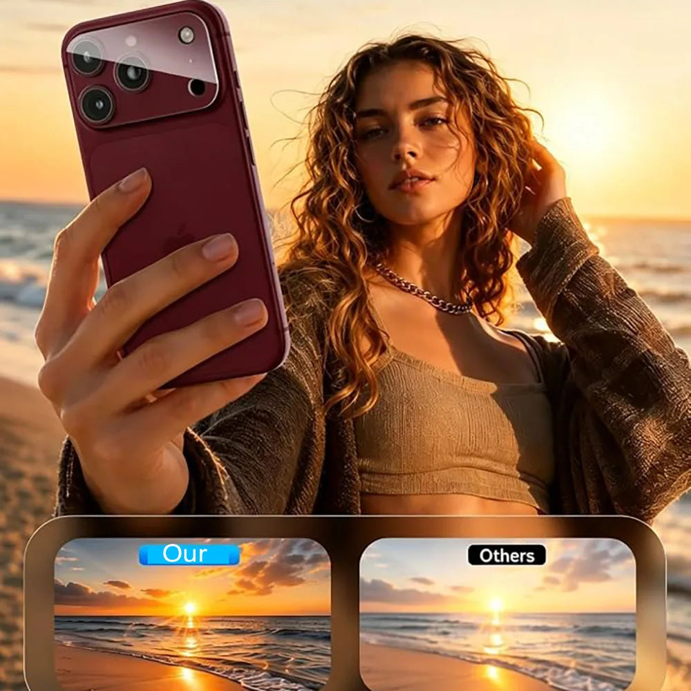 4pcs Full Cover Camera Lens Protector For iphone 18 17 16 15 14 Pro Max Plus Air Duo Lens Camera Protection Glass Accessories