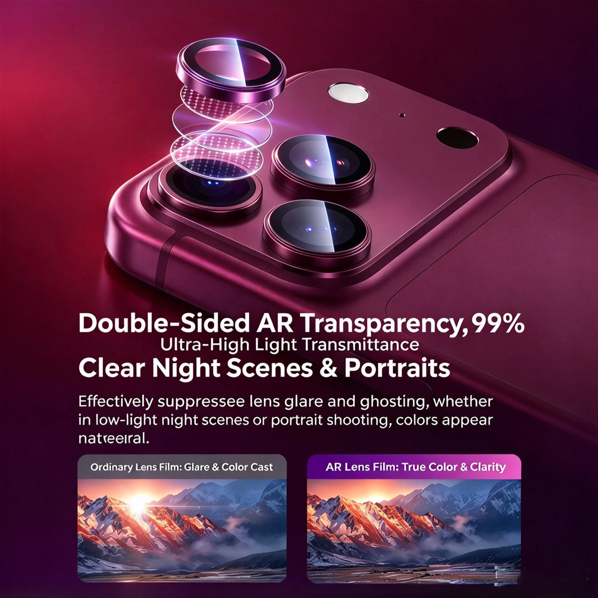 For Foldable iPhone Duo Metal Ring Camera Glass For iPhone 18 17 Pro Max 18 17 Pro Luxury Alloy Lens Film Camera Lens Protector
