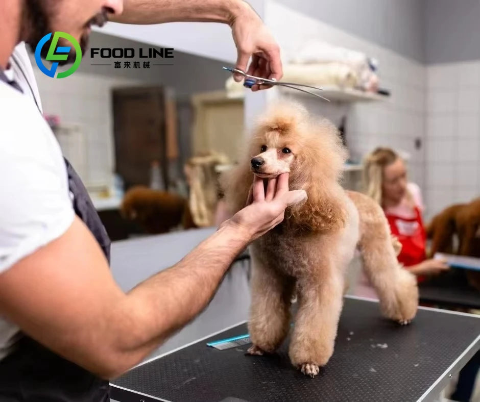 Voll ausgestatteter Haustier-Pflege-Anhänger, konzipiert für Hundewaschen, Fellpflege, Trocknen und Beauty-Services an jedem Ort
