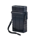 Estuche para cigarrillos de ABS para 20 cajetillas, resistente a la presión y a la humedad, con cordón, portátil para exteriores