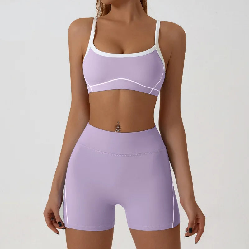 Ensemble yoga femme, 2 pièces