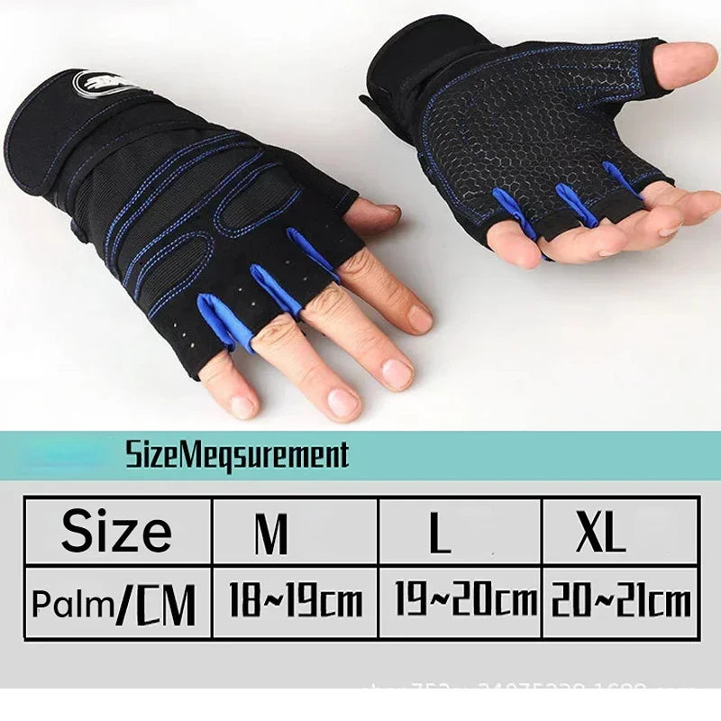 Half-Finger Cycling and Hiking Gloves for Men and Women