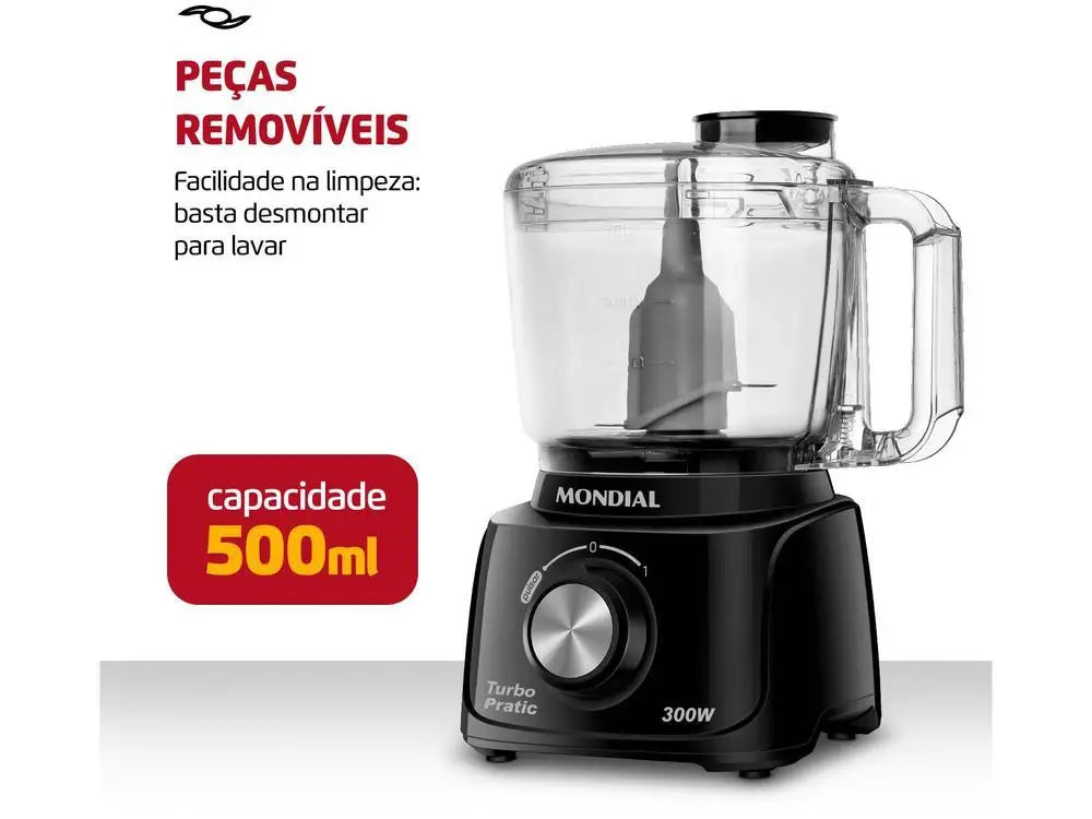 Mondial Mini-Zerkleinerer Schwarz – 220 V