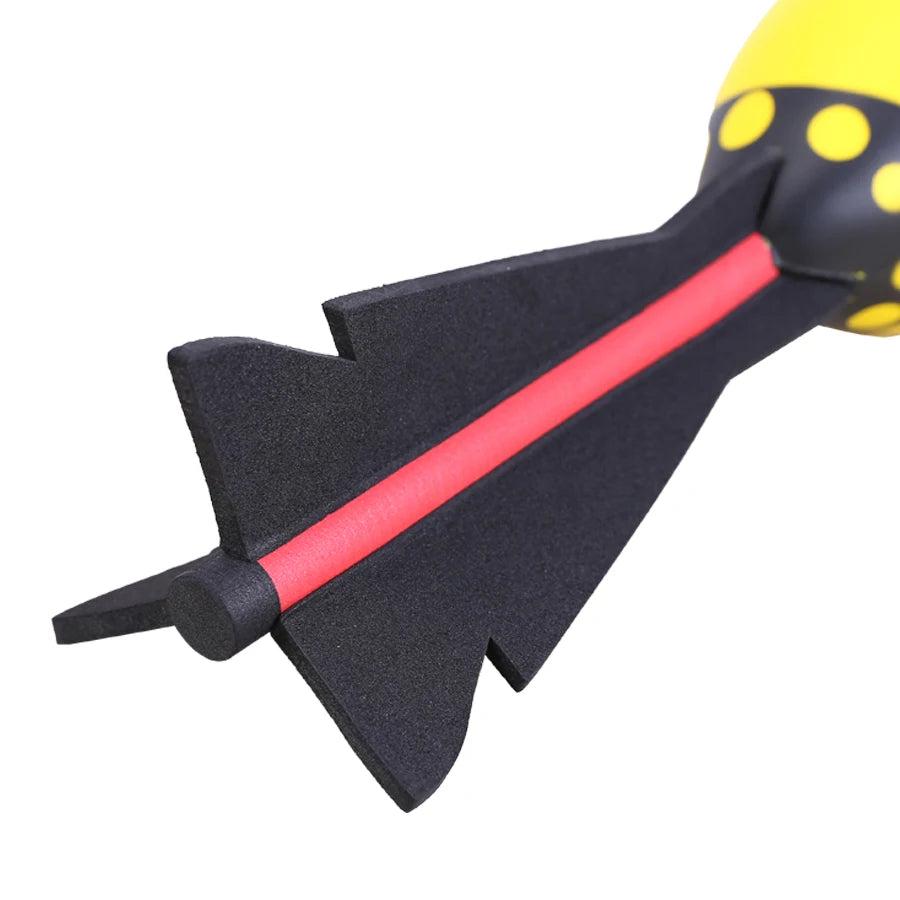 1Pc Torpedo Javelin Fun Athletics Sports Training Wearable Soft Equipment Soft Javelin Soft Torpedo Javelin with Whistle
