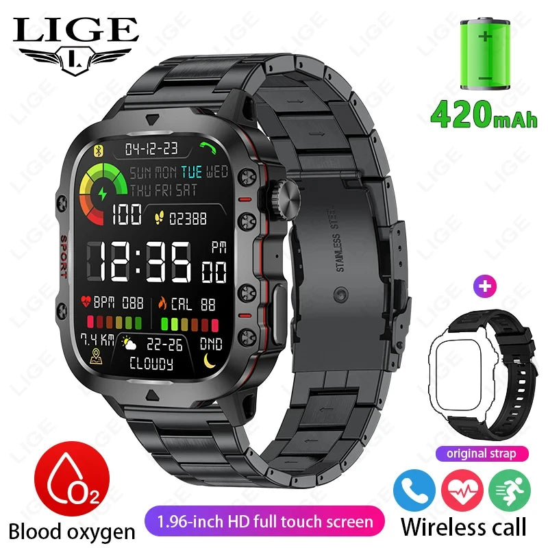 LIGE BW0667 smartwatch con chiamate Bluetooth