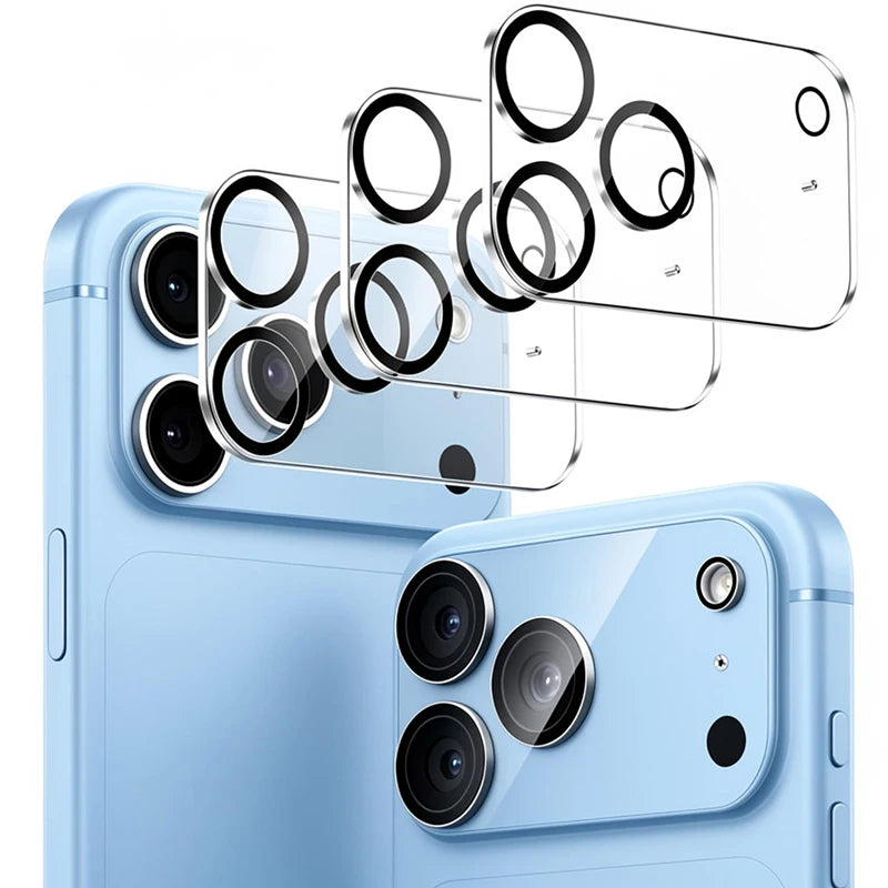 3PCS Back Camera Lens Film for Apple iPhone 18 Pro Max Camera Protectors Transparent Tempered Glass Lens Cover