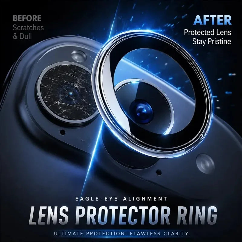Hard PC Anti‑Scratch Individual Camera Lens Protector HD Lens Cover Cap for IPhone Duo 18 17 Pro Max 17Air Phone Accessories