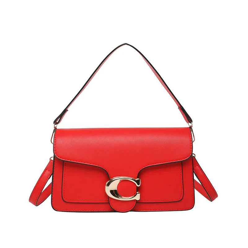 2026 New Niche Luxury Solid Color Tote Bag Vintage Minimalist Square Bag Fashion Versatile Crossbody Bag