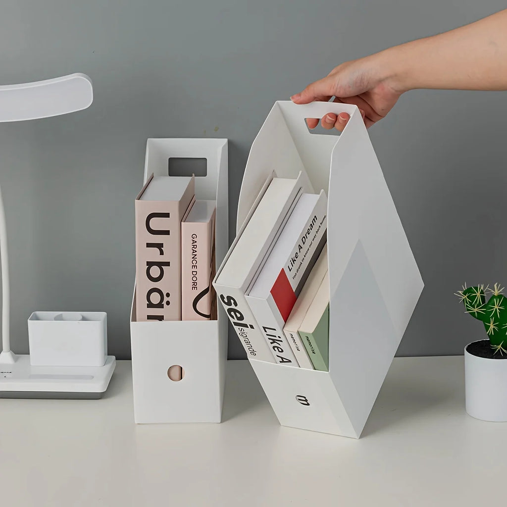 Plastic Desktop Book and File Organizer