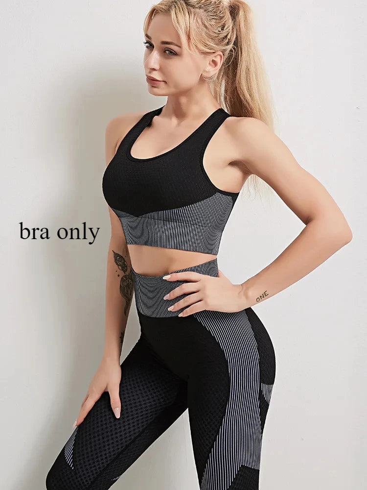 Yoga-Set für Damen, Top und Leggings