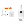 1 bombilla LED USB recargable de 60 W con gancho para colgar, linterna de emergencia portátil para camping, lámpara para tienda de campaña, actividades al aire libre y mercados nocturnos