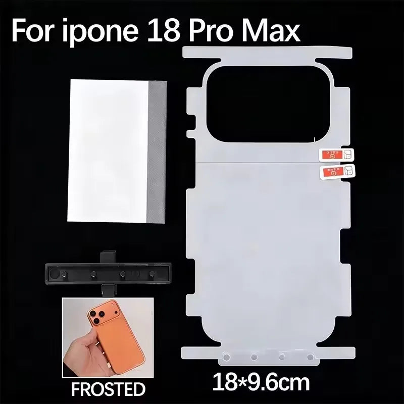 1-3Pcs For Apple IPhone 18 Pro Max 18Pro 17Pro Wrap Side Edge Back Protector Scratch Autorepair Matte/HD Soft TPU Hydrogel Film