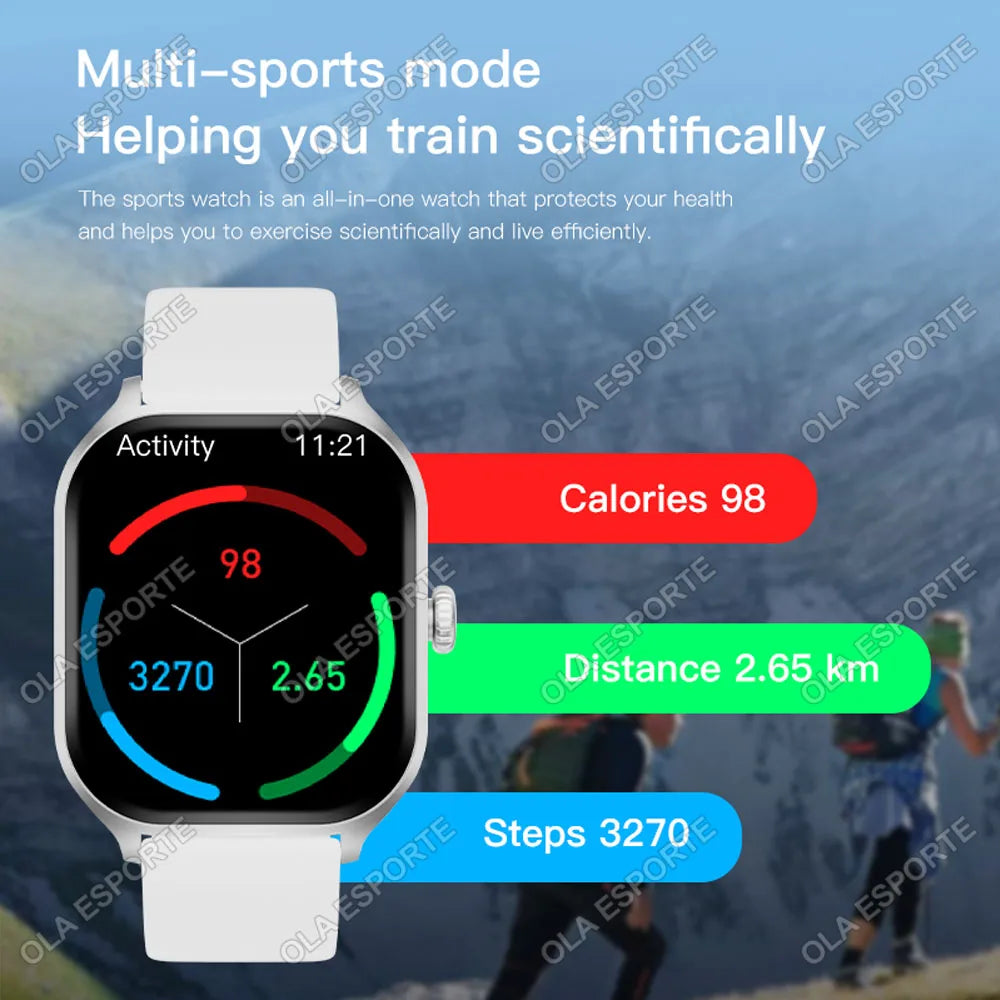 Ola Esporte Bluetooth Calling Smartwatch with 2.01-Inch Display