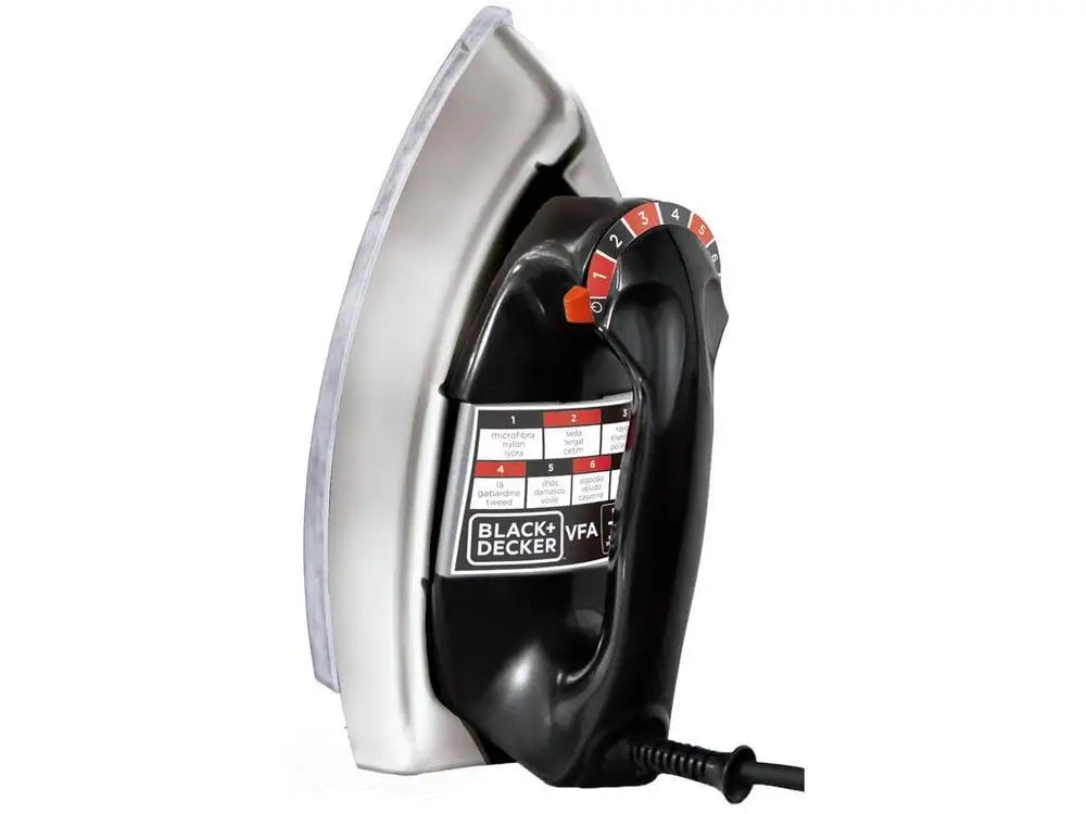 Black&Decker Vfa-1110 trockenes Bügeleisen, schwarz – 220 V