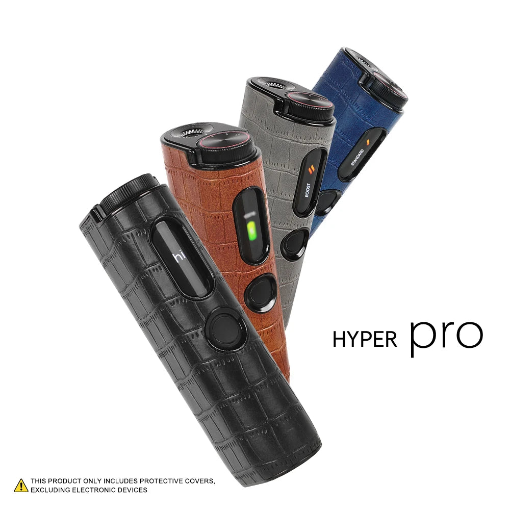 Funda protectora de piel sintética (PU) adecuada para HYPER pro, moderna y a la moda, que protege los accesorios del cigarrillo electrónico.