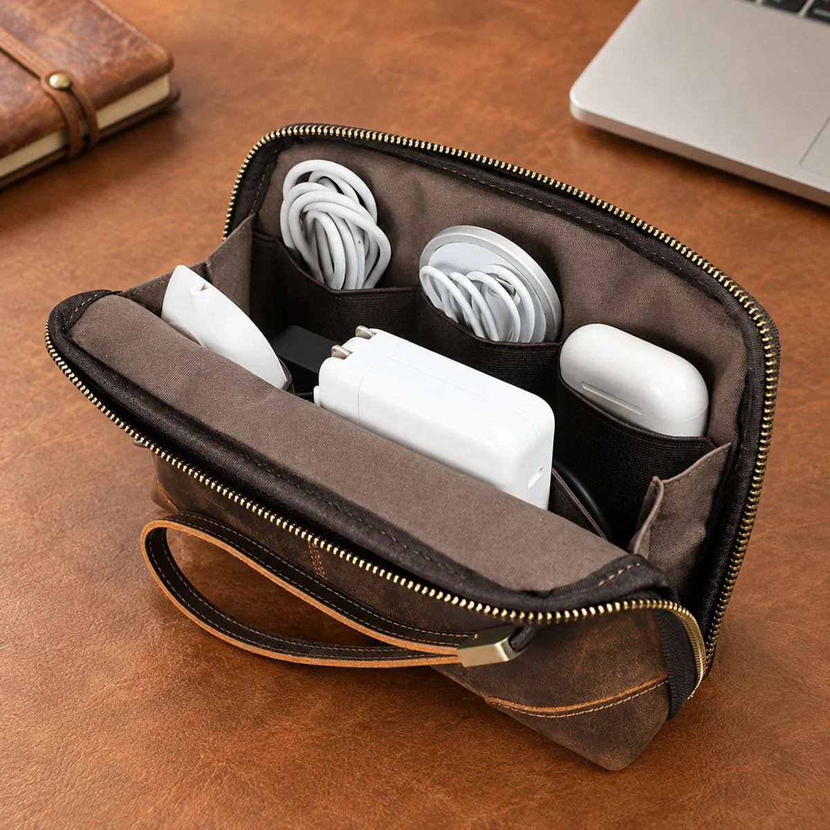 CONTACT’S Genuine Leather Bag for Phone and Small Items