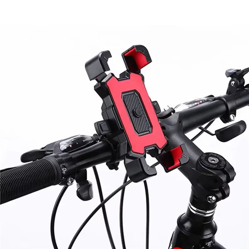 Soporte de teléfono para bicicleta Accesorios para bicicleta Soporte ajustable para motocicleta Giratorio 360° Clip para GPS Accesorios para ciclismo y MTB Bicicletas Deporte