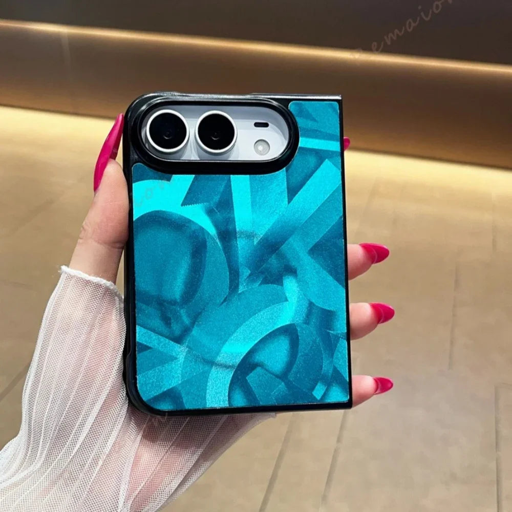 Fashion Creative Letters Phone Case For iPhone DUO Fold 18 18Fold Official Shockproof Protector Hard Cover 18DUO