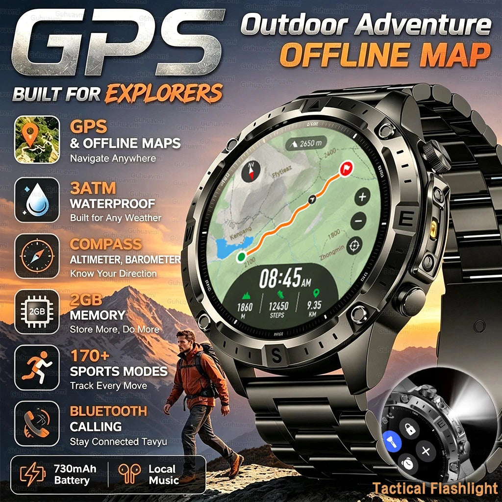 GUHUAVMI Y102 smartwatch con chiamate Bluetooth