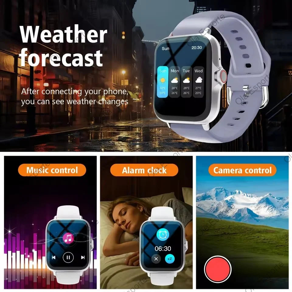 Smartwatch da 1,83″ con chiamate Bluetooth e notifiche
