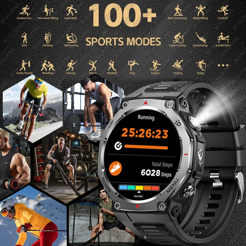 Bluetooth Calling Sports Smartwatch with 5 ATM Rating