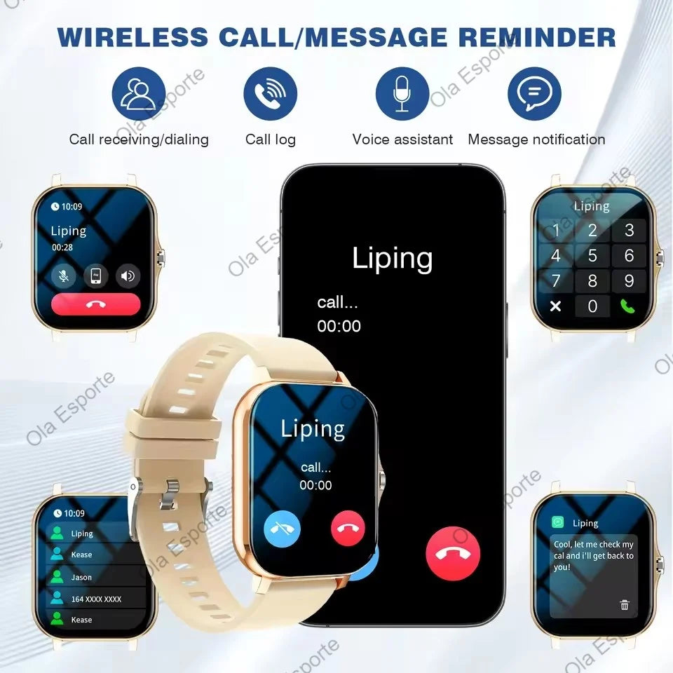 Smartwatch da 1,83″ con chiamate Bluetooth e notifiche