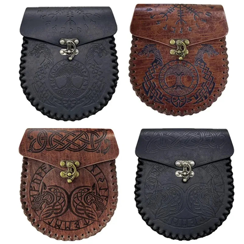 1 ud. Bolsa de cintura de caballero medieval para Halloween y Navidad, conjunto de cinturón renacentista para disfraz de guerrero vikingo cosplay