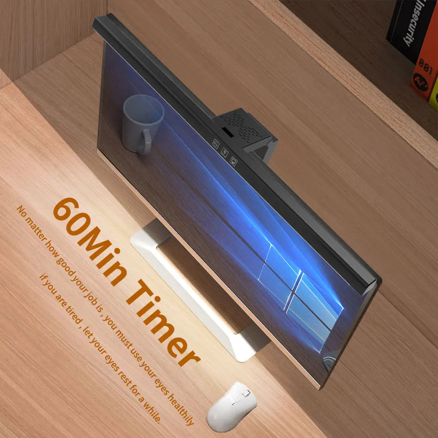 Barra de luz para monitor de computadora de 50 cm, lámpara colgante de pantalla con regulación continua, lámpara de escritorio USB para estudio, lectura y monitor