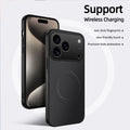 Built‑in Magnet Carbon Fiber Style Phone For Apple iPhone 18 17 16 15 14 13 Pro Max Air Cases Shell Anti‑Drop Anti‑Fingerprint