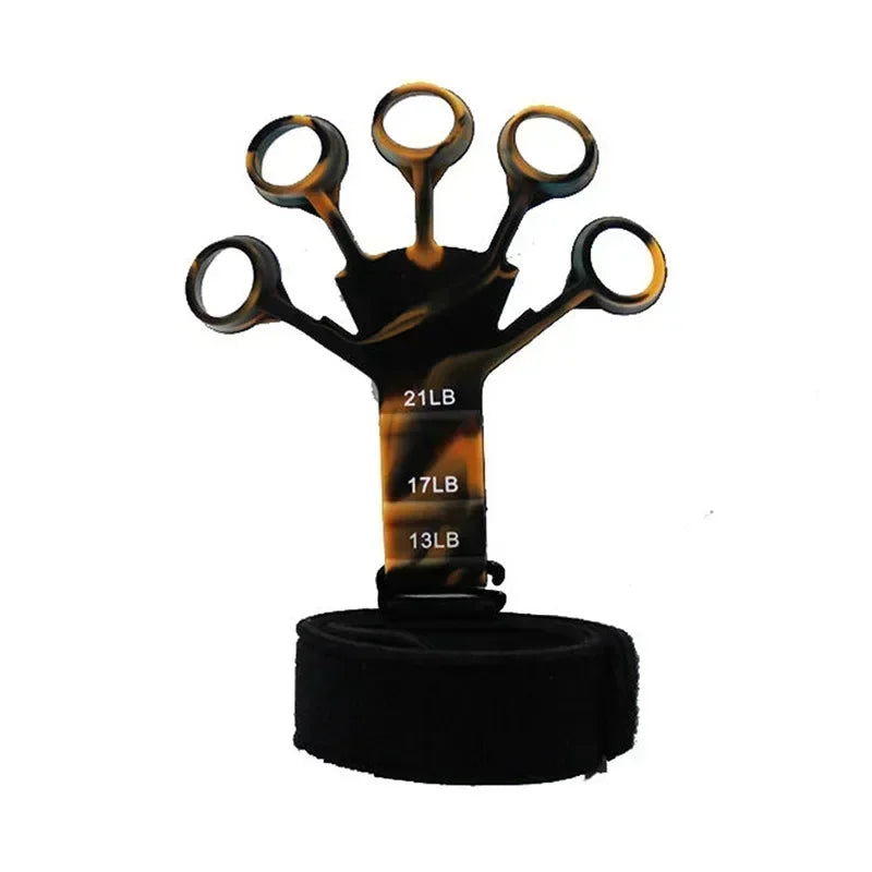 Silicone Finger Strengthener Set with Wrist Strap