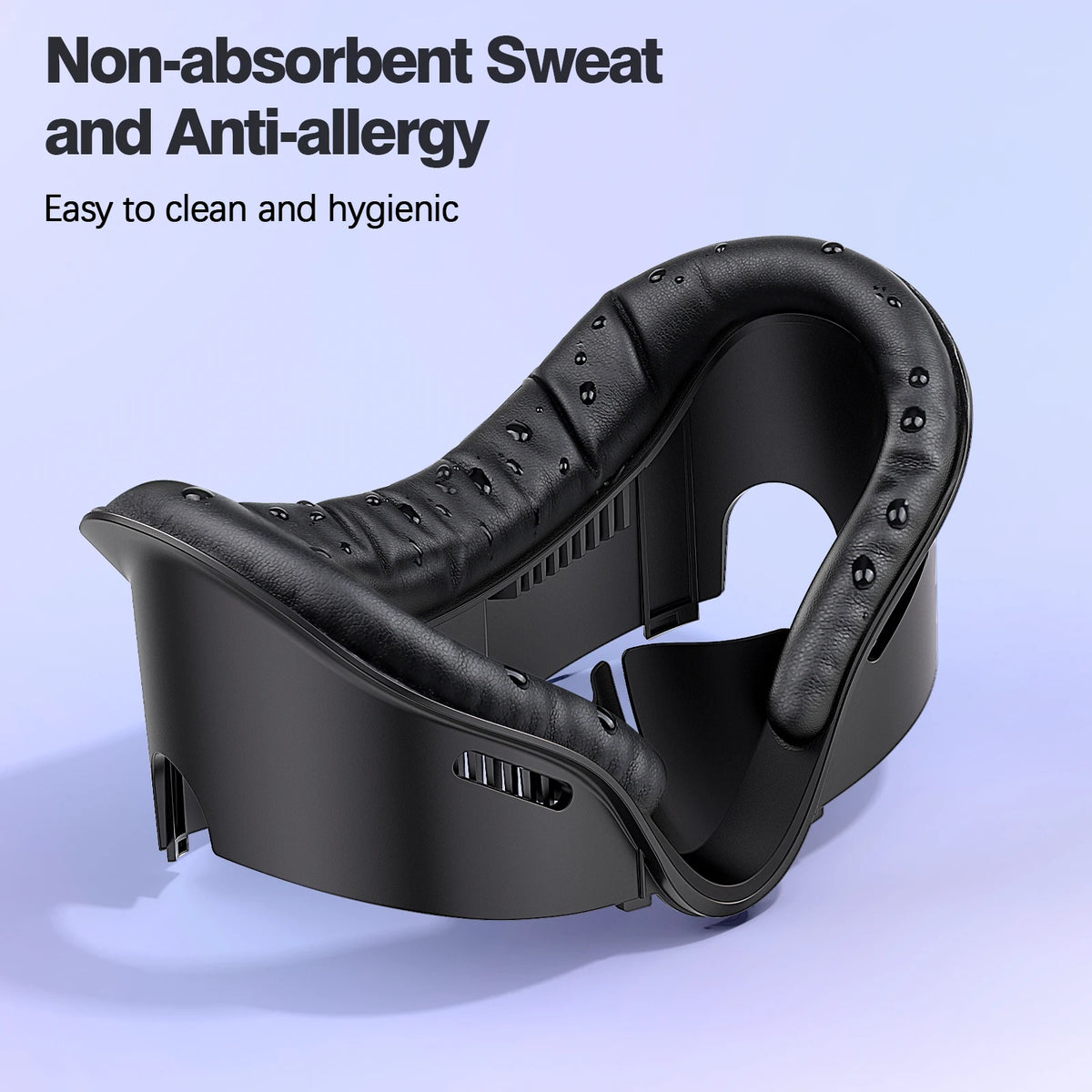 2025, Oculus Quest 3 Face Interface and Mask Pad, Anti-Sweat PU Foam Pad - VR Accessory Compatible with Meta Quest 3