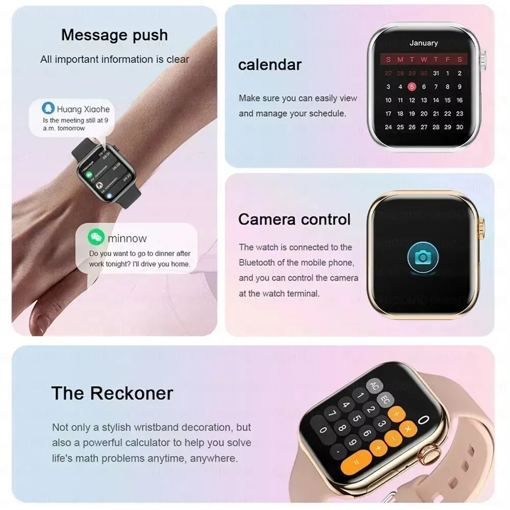 Smartwatch Series 10 non Apple con chiamate Bluetooth