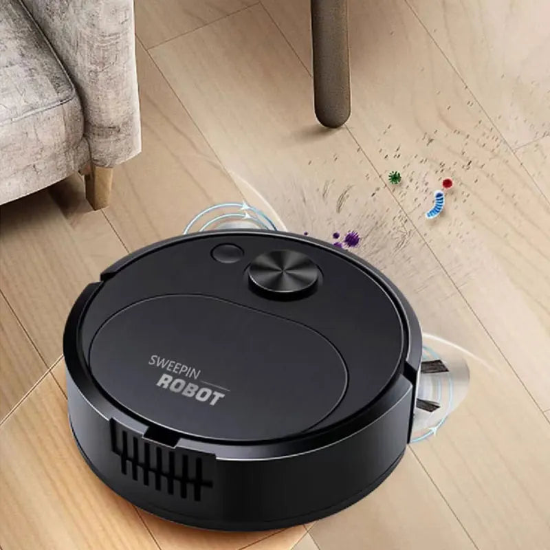 NOUVEL ASPIRATEUR ROBOT USB BALAYEUR, ASPIRANT ET LAVEUR 3-EN-1 SANS FIL INTELLIGENT 1500 PA POUR NETTOYER LES SOLS À LA MAISON ET AU BUREAU
