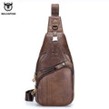 BULLCAPTAIN XB105 Genuine Leather Chest Bag