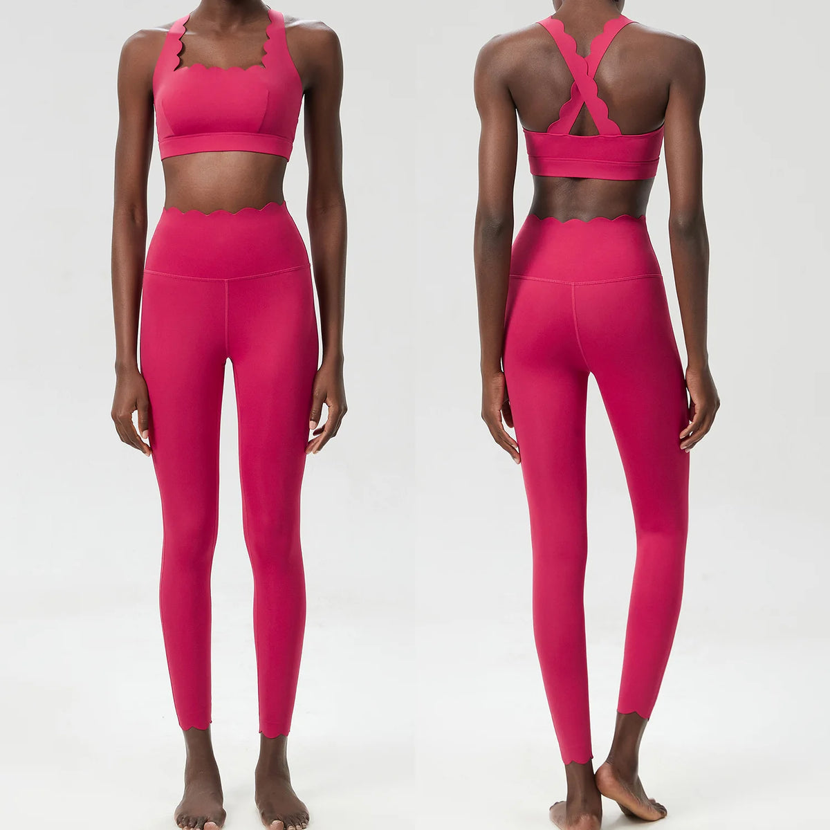 Ensemble yoga femme, 2 pièces