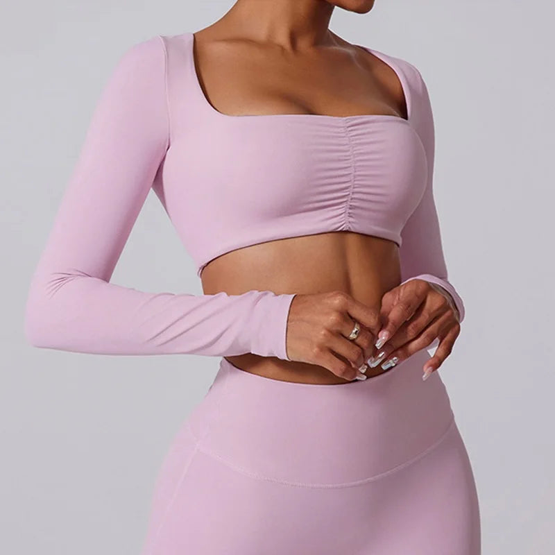 Yoga-Set für Damen, Top und Leggings