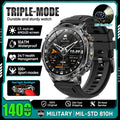 Outdoor AMOLED Smartwatch with Flashlight and Bluetooth Calling
