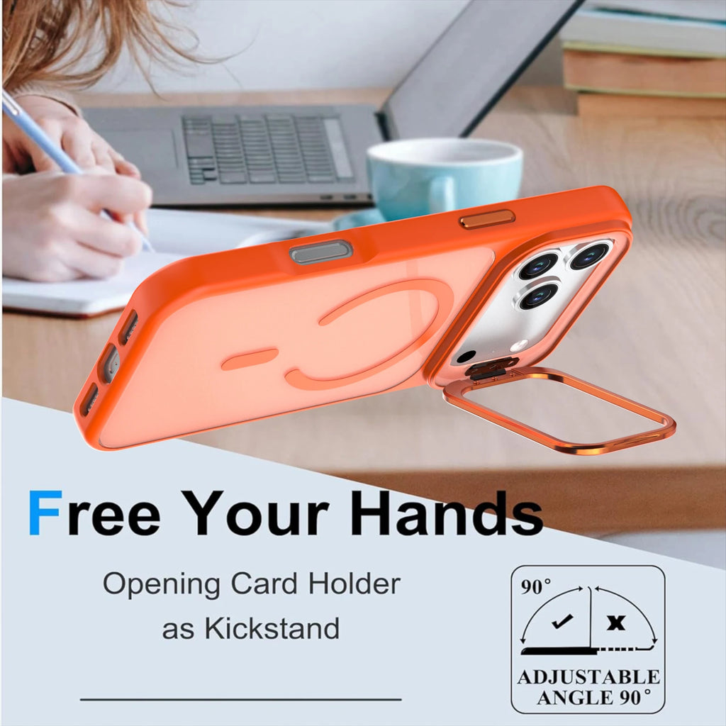 Transparency Magnetic Phone Case For iPhone 18 Pro/18 Pro Max Camera Lens Claer Holder Protection Cover