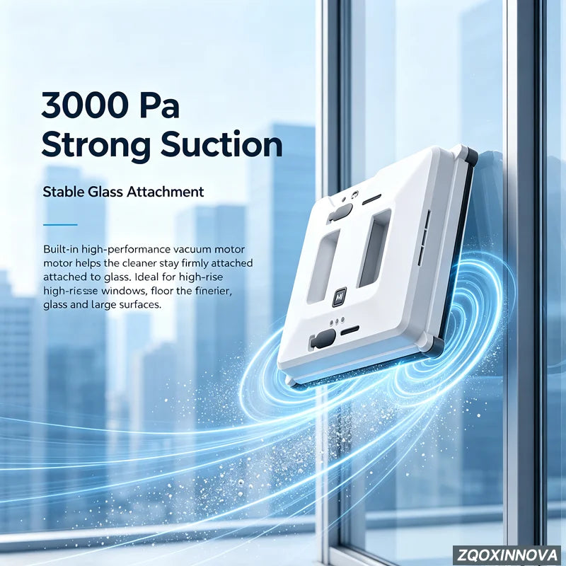 55 Newton UPS Vacuum Cleaner Electric Glass Washer with Smart Home Appliance Smart Floor Mops Electric Window Cleaning Robot