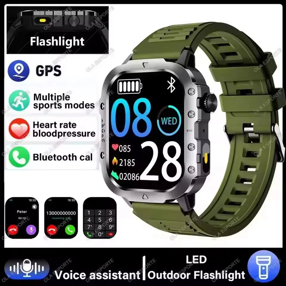 AMOLED Outdoor Smartwatch with Bluetooth Calling